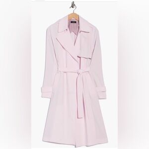 Theory oaklane admiral trench coat Pink petite new with tag